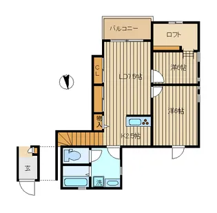 les liens【2階】の間取り