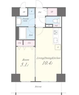 オリーブスクエア【4階】の間取り