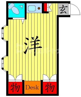 SOUTH LAKE【2階】の間取り