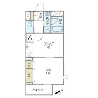 WELL House 東大井【3階】の間取り