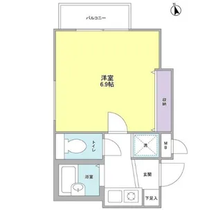 セントル四ッ谷【4階】の間取り