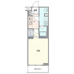 ジェノヴィア二子新地【3階】の間取り