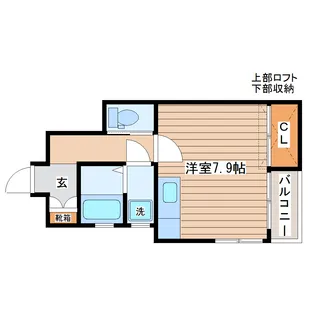 アヴァンサディアス【1階】の間取り