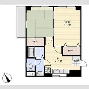第7ロイヤル礎【3階】の間取り