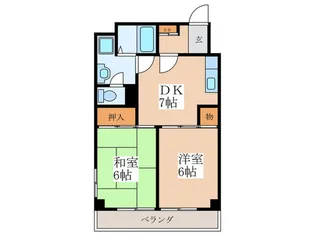 Joy 1st【2階】の間取り
