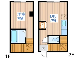 JPコート南郷Aの間取り