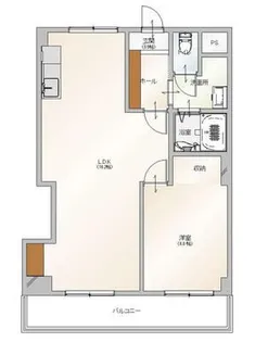 コーポシャルム【2階】の間取り