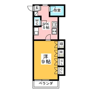 セレーノ定進堂【4階】の間取り