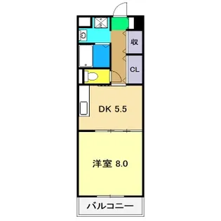 リーヴァ・ビスタ北本町【4階】の間取り