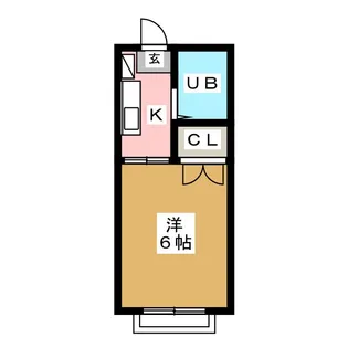 メゾン三宅【1階】の間取り