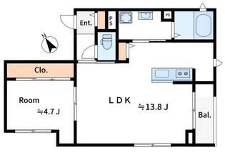 深風レジデンス【3階】の間取り