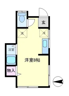 Kフラット【1階】の間取り