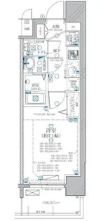 ディアレイシャス名古屋ステーション【6階】の間取り