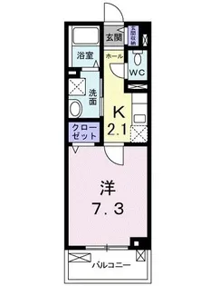 ヴェルニチャトーレ【2階】の間取り