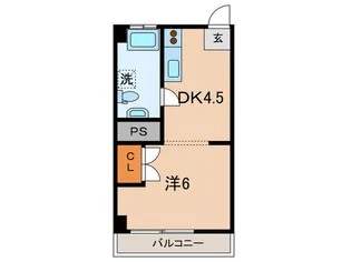 千石メ-ゾン【4階】の間取り