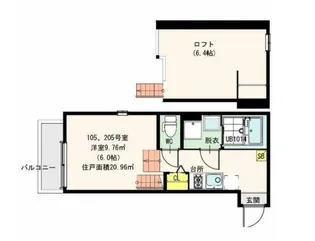 スマイル本千葉【2階】の間取り