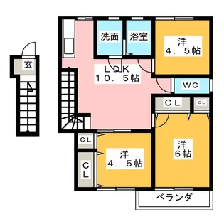 パストラーレ【2階】の間取り