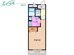 MIRAIBLD【4階】の間取り