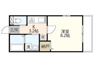 グランツハイム宇品【2階】の間取り