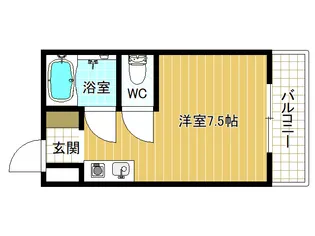 マルディアス南古市【1階】の間取り