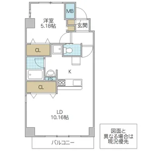 プロシード水戸 2【2階】の間取り