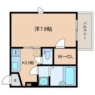 CAROL【2階】の間取り