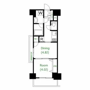 日神デュオステージ蔵前NEXT【2階】の間取り