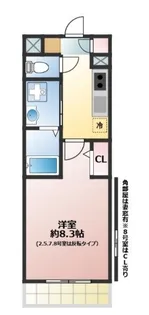 プレジール「108号室」【2階】の間取り