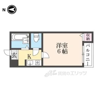 Renatus寝屋川【4階】の間取り