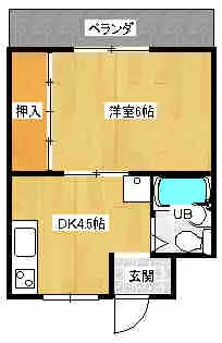 小泉マンション【2階】の間取り