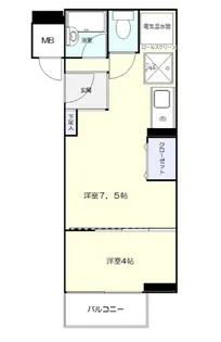 ライオンズマンション池袋【11階】の間取り