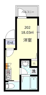 MELDIA八広III【2階】の間取り