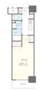 ROOTs Shinjuku Wakamatsucho【7階】の間取り