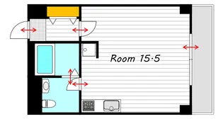 CRASSO DAIKU【3階】の間取り