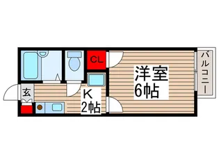 ド・フィ-ル白旗【1階】の間取り