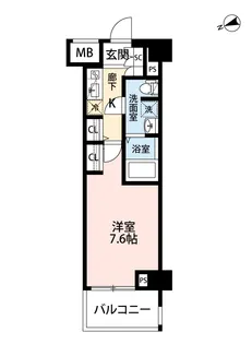 メイクスデザイン府中【3階】の間取り