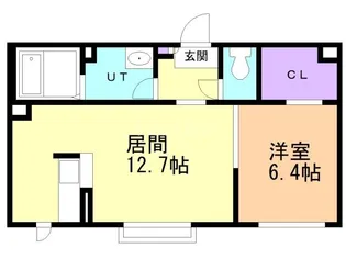 シャーメゾンアイネットB【2階】の間取り