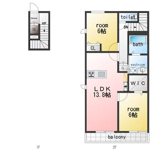 HEBEL MAISON Fukishima【2階】の間取り