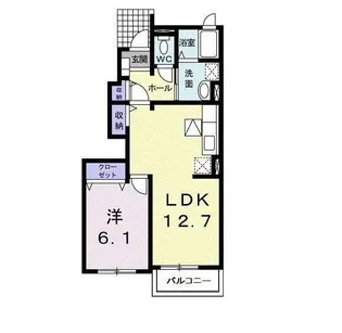センター・レジデンス【1階】の間取り
