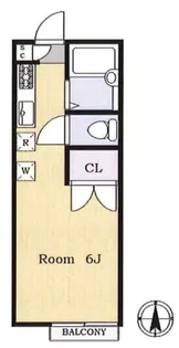 カーサリディア【2階】の間取り
