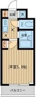 ザ・パーククロス市ヶ谷【2階】の間取り