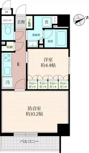「防音マンション」ジェイグランコート中野【2階】の間取り