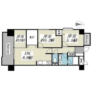 ロイヤルパレス泉中央【1階】の間取り