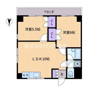 パークサイド大原【2階】の間取り