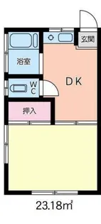 ユナイト石川町SANWA【2階】の間取り