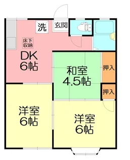 エステート・フジ【2階】の間取り