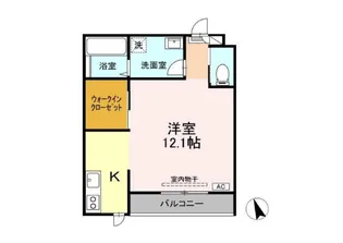 メゾンランディ【3階】の間取り