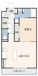 ラ ルミエール レジョンデー【1階】の間取り