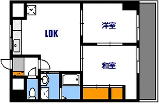 コンフォートNビル3【7階】の間取り