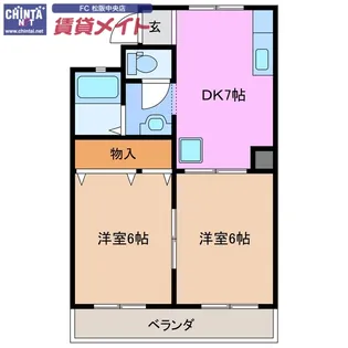 ビオラ第一ビル【4階】の間取り